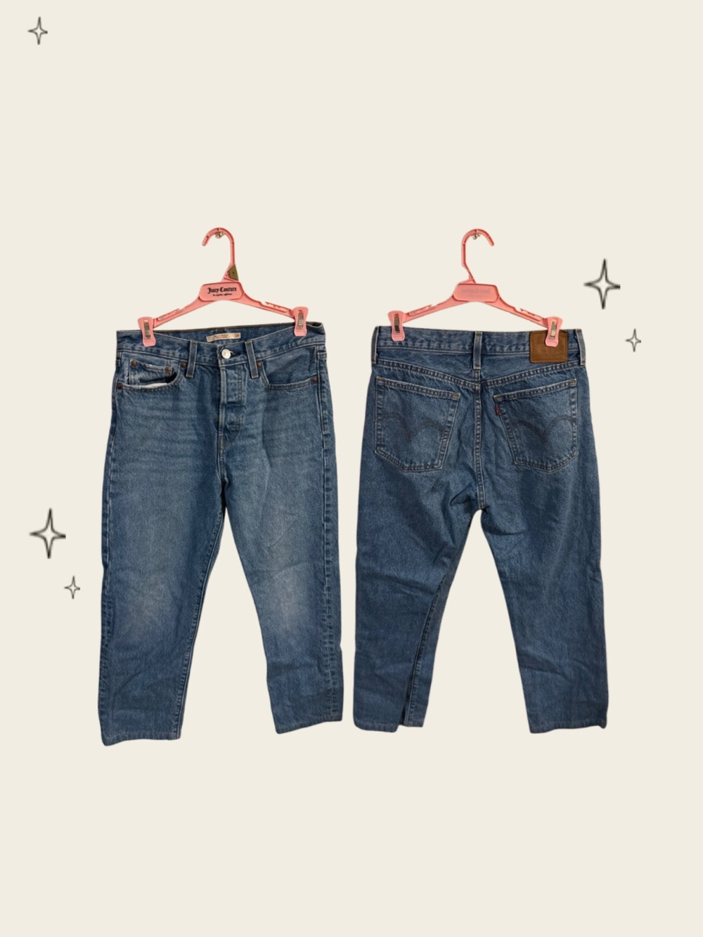 Levi's Men's Relaxed Blue Denim Jeans - Classic Wash